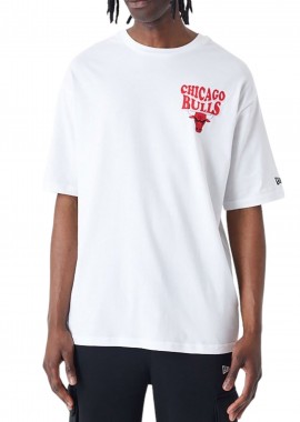 New Era - Μπλούζα Κοντομάνικη New Era Nba Script Os Chibul Wh 60435518-100 Ανδρικό