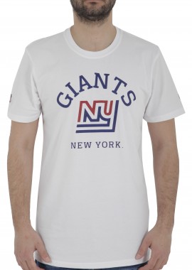 New Era - Μπλούζα Κοντομάνικη New Era Vintage Logo Giants 11109938-WHI Ανδρικό