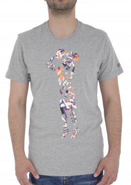 New Era - Μπλούζα Κοντομάνικη New Era Adrenalin Baller 11116548-HGR Ανδρικό