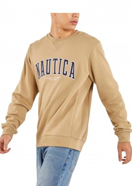 Nautica - Μπλούζα Μακρυμάνικη Nautica Brayden Φουτερ N1K01296-204 Ανδρικό