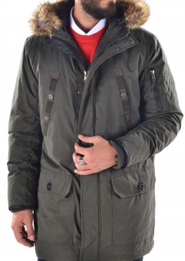 Brokers - Μπουφάν Brokers Fur Details 16516-022-KHAKI Ανδρικό