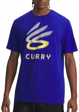 Under Armour - Μπλούζα Κοντομάνικη Under Armour Curry Logo Trend 1387111-400 Ανδρικό