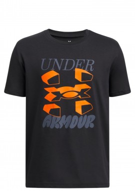 Under Armour - Μπλούζα Κοντομάνικη Under Armour Split Big Logo 1390003-001 Αγόρι