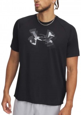 Under Armour - Μπλούζα Κοντομάνικη Under Armour Tech Print Fill 1390208-001 Ανδρικό