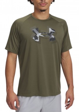 Under Armour - Μπλούζα Κοντομάνικη Under Armour Tech Print Fill 1390208-390 Ανδρικό