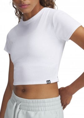 Under Armour - Μπλούζα Κοντομάνικη Under Armour Rival Rib Baby Tee 6000264-100 Γυναικείο