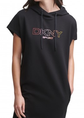 DKNY - Φόρεμα DKNY Sport Logo DP1D4455-BLK Γυναικείο