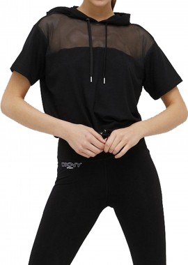 DKNY - Μπλούζα Κοντομάνικη DKNY Hoodie DP1T8052-BLK Γυναικείο