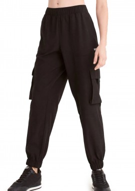 DKNY - Παντελόνι Υφασμάτινο DKNY Cargo DP2P2720-BLK Γυναικείο
