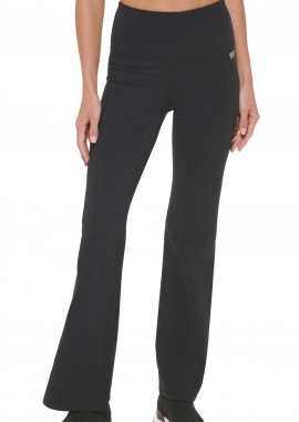 DKNY - Παντελόνι Υφασμάτινο DKNY Balance High Waist Flare Tight DP2P3197-BLK Γυναικείο