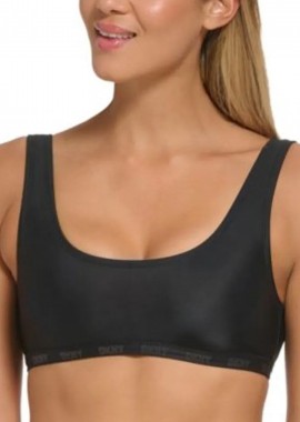 DKNY - Μαγιό Σουτιέν DKNY Scoop Neck DI3TS467-BLK Γυναικείο