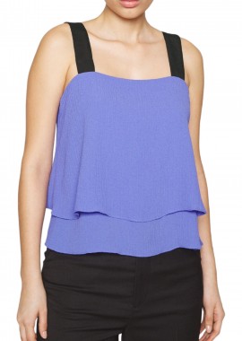 DKNY - Top DKNY Woven Sweetheart Contrast Strap P32A7M21-AF5 Γυναικείο