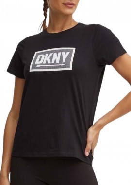 DKNY - Μπλούζα Κοντομάνικη DKNY Με Λογότυπο DP4T9724-BLK-BLACK Γυναικείο