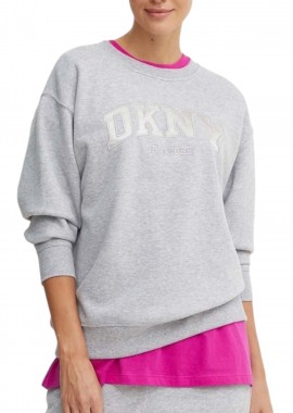DKNY - Μπλούζα Μακρυμάνικη DKNY Logo DP4T9809-PLG-PEARL HGR Γυναικείο