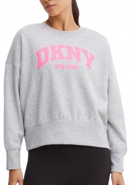 DKNY - Μπλούζα Μακρυμάνικη DKNY Logo DP4T9944-PLG-PEARL HGR Γυναικείο