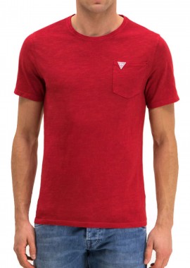 Guess - Μπλούζα Κοντομάνικη Guess Crew Core Bar M01I49K6XN0-H581 Ανδρικό
