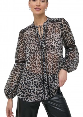 Guess - Τουνίκ Guess Josette Φλοράλ Με Μακρύ Μανίκι W3RH56WDW-P22W Γυναικείο