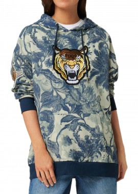 Guess - Μπλούζα Μακρυμάνικη Guess Tiger Print Mix W3RQ00K9R31-P7DO Γυναικείο