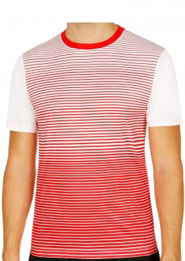 Wilson - Μπλούζα Κοντομάνικη Wilson Team Striped Crew WRA769704-00 Ανδρικό