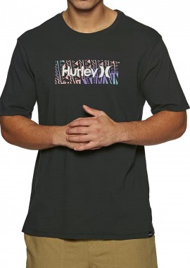 Hurley - Μπλούζα Κοντομάνικη Hurley Edv Wash Venice Punk MTS0029760-H010 Ανδρικό