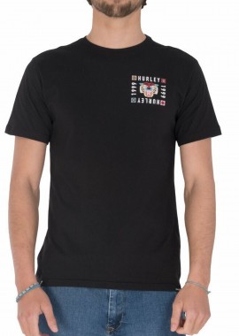 Hurley - Μπλούζα Κοντομάνικη Hurley M Bengal MTSEU00002-010 Ανδρικό