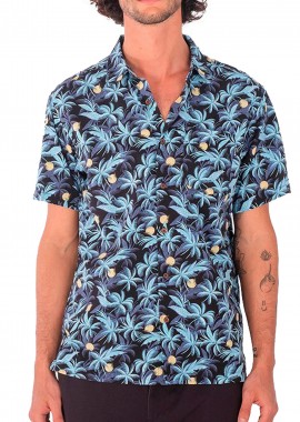 Hurley - Πουκάμισο Κοντομάνικο Hurley Rincon MVS0005160-H411 Ανδρικό