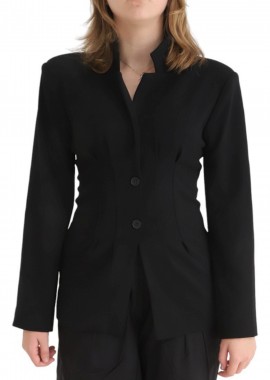 Kendal + Kylie - Σακάκι Kendal + Kylie Gold Corset Jacket Dress KKG3913005-BLACK Γυναικείο