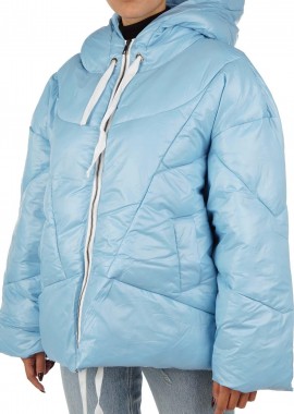 Kendal + Kylie - Μπουφάν Kendal + Kylie Oversized Puffer KKW356111-LIGHT BLUE Γυναικείο
