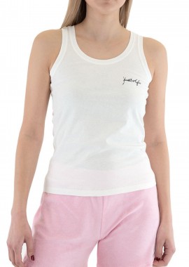 Kendal + Kylie - Μπλούζα Αμάνικη Kendal + Kylie Basic KKW3611610-OFF WHITE Γυναικείο