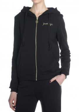 Kendal + Kylie - Ζακέτα Kendal + Kylie Classic Zipper Hoody KKW3711611-BLACK Γυναικείο