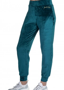 Kendal + Kylie - Παντελόνι Υφασμάτινο Kendal + Kylie Verour High Rise Jogger KKW3711721-EMERALD Γυναικείο