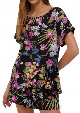 Liu Jo - Top Liu Jo Με Jungle Print VA2120 T8830-Z9458 Γυναικείο