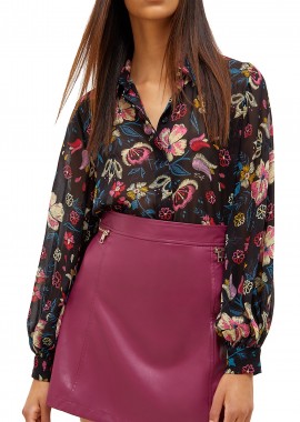 Liu Jo - Πουκάμισο Μακρυμάνικο Liu Jo Georgette Stampata WF2344T3261-R9694 Γυναικείο