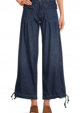 Free People - Παντελόνι Jean Free People Lotus Jean OB1260875-INDIGO BLUE Γυναικείο