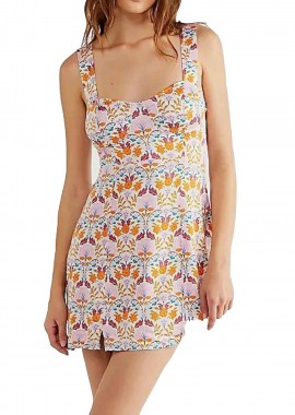 Free People - Φόρεμα Free People Sasha Mini OB1447136-IVORY COMBO Γυναικείο