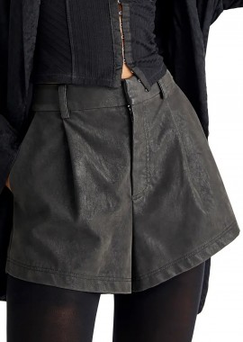 Free People - Σορτς Free People Roma Vegan Suede OB1432207-0010 Γυναικείο
