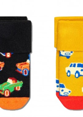 Happy Socks - Κάλτσες Happy Socks 2-Pack Kids Car Terry KCAR45-9300-1000 Unisex Παιδικό