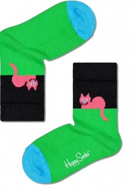 Happy Socks - Κάλτσες Happy Socks Kids Cat KCAT01-7303-1000 Unisex Παιδικό