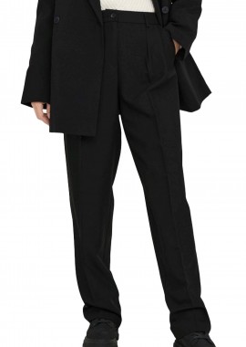Only - Παντελόνι Υφασμάτινο Only Onlmathilde High Waist Wide 15279728-Black Γυναικείο
