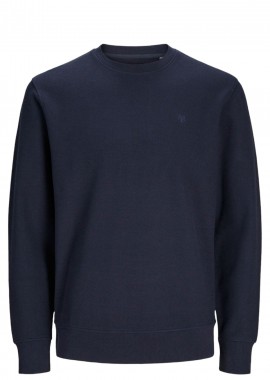 Jack & Jones - Μπλούζα Μακρυμάνικη Jack & Jones Jprblarowan Structured Sweat Crew Neck 12259351-Night Sky Ανδρικό