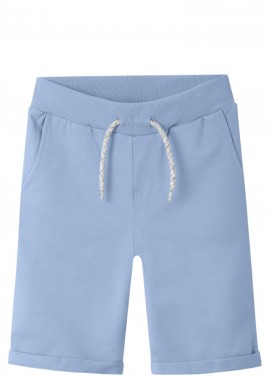 Name It - Σορτς Name It Nkmvermo Long Swe Unb F 13201050-Chambray Blue Αγόρι