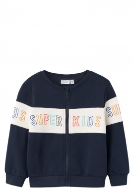 Name It - Ζακέτα Name It Larke Sweat 13221517-Dark Sapphire Αγόρι