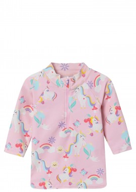 Name It - Αντηλιακά Ρούχα Name It Nmfzila 3/4 Uv Top 13226592-Parfait Pink Κορίτσι