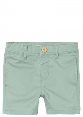 Name It - Σορτς Name It Nmmryan Reg Chino Twi L 3300-La F 13227975-Silt Green Αγόρι
