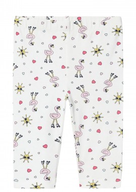 Name It - Κάπρι Name It Nmfvivian Aop 13228154-Bright White-Flamingo Κορίτσι