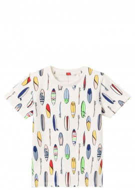 Name It - Μπλούζα Κοντομάνικη Name It Nmmflyne 13228653-Jet Stream Αγόρι