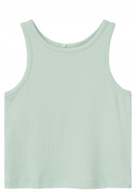 Name It - Μπλούζα Αμάνικη Name It Nkfholone Sxl Cropped 13232566-Silt Green Κορίτσι