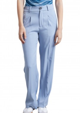24 Colours - Παντελόνι Υφασμάτινο 24 Colours Semi Formal 60857b-BLUE Γυναικείο
