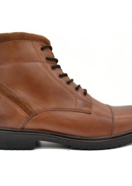 HAWKINS PREMIUM - HAWKINS ΑΝΔΡΙΚΟ ΔΕΡΜΑΤΙΝΟ ΜΠΟΤΑΚΙ MISSUMO SA3089 TAN