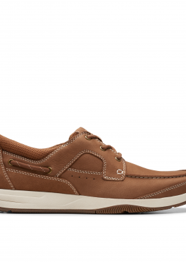CLARKS - CLARKS ΑΝΔΡΙΚΟ CASUAL Sailview Lace 26176971 Light Tan Nubuck